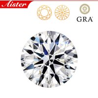 Factory Wholesale Prices D Color Real Moissanite Stone with Certificate 0.1-12.0ct Lab Diamond Loose Gemstones GRA Code Number