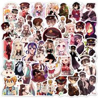 50PCS Toilet-bound Hanako-kun Stickers Graffiti Stickers DIY Diary Phone Case Handmade Scrapbook Aesthetic Stickers