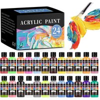 New 24 Colors Leather Pigment Set Leather Repair Color Paint Oil Dye Coats Leather Finish Paste Supplies DIY Craft Leather Shoe