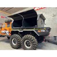1/8 Scale CROSSRC EMO XL2 RC Crawler with Dual-Row Hunting Cargo Box Simulated Upgrade Modifications Damage-Free Installation