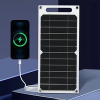 6W USB Portable Solar Charger Waterproof Solar Panel For Outdoor Camping Hiking Phone Power Bank Charger