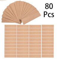 80Pcs KraftPaper Pen Holder Cardboard Pen Box Pen Pencil Packaging Gift Boxes Pencil Box Paper Material Stationery Supplies