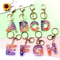 1pcs Metal Keychain Key Ring Buckle With Letter Charms Iron Lobster Clasps Keyring Key Chain Accessories For Diy Jewelry Making