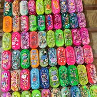 Trendy cartoon graffiti glow-in-the-dark liquid sand EDC stress relief toy fingertip toy fluorescent high-value gift