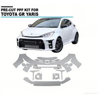 For Toyota GR Yaris 2021-2022 TPU Bumper Hood Scratch-Resistant Self-Healing Paint Protection Film Invisible Pre-cut PPF Kit