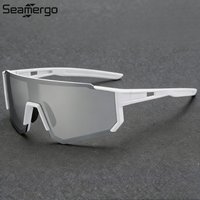 AliExpress SNQP SEAMERGO Fashion UV Sandproof Cycling Sunglasses Personality Sports Skiing Mountaineering Clear Protection Windproof Glasses