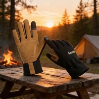 Gardening Work Gloves Unisex Anti-Slip Durable Touchscreen Protective for Men and Women Hiking Cycling Camping Outdoor Sports