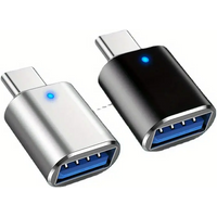 USB C To USB Adapter, USB C Male To USB 3.0 Female Adapter OTG Converter Compatible With MacBook Pro 2019/2018/2017 And More Typ