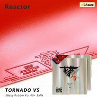 Reactor TORNADO V5 Sticky Loop Table Tennis Rubber With ITTF Approved Medium Hard with Max Internal Energy Ping Pong Sponge