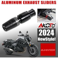 Motorcycle Exhaust Sliders Crash Pad Protector Accessoires For KAWASAKI Eliminator 400 450 500 2023 2024 Falling Protection
