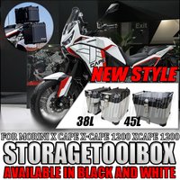 For Morini X-Cape1200 XCape 1200 Aluminum Case Top Case Side Luggage Box Panniers Trunk SaddleBag Bracket Tool Storage Box