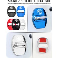 Universal Car Door Lock Cover Stainless Steel Anti Wear Accessory For MG HS ZS GS 3 5 6 7 Hector TF GT ZR