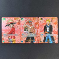 DIY OPCG ONE PIECE CARD OP13 RED MANGA Ace Sabo LUFFY COMIC SUPER PARALLEL JAPANESE 2025 Collection Anime Cards