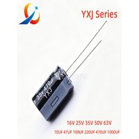 YXJ Series 10V 16V 25V 35V 50V 63V 100V 10UF 47UF 100UF 220UF 330UF 470UF 1000UF 2200UF Rubycon Electrolytic Capacitor NEW
