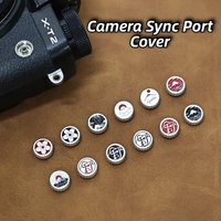 Metal PC Sync Terminal Cap Flash Remote Dust Proof Cover For Fuji X-T2 X-T3 X-T4 X-T5 X-H1 GFX50S GFX50 XT5 Camera Accessories