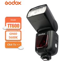 Godox TT600 Wireless Thinklite Flash with Built-in 2.4GHz X Wireless Radio Trigger System Tilts from -7 to 90° for Sony Canon