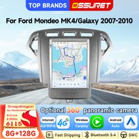 OSSURET Bestseller 9,7 Zoll 2 Din Android 15 Autoradio für Ford Mondeo MK4 Galaxy A/C 2007-2010 Autoradio Wireless CarPlay Android Auto 6115 Head Unit Multimedia-Videoplayer Navigation DSP Bluetooth