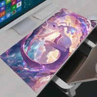 Mousepad XXL Eevee Computer Keyboard Mouse Pad Computer Gaming Accessories Table Desk Mat Anime Pokemon Mewtwo Gamer Carpet