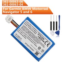 NEW Replacement Battery 361-00063-00 361-00063-04 For Garmin BMW Motorrad Navigator 5 and 6 960mAh with Tools