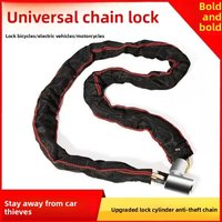 High Security Bicycle Chain Lock Portable Anti-theft MTB Mountain Bike Lock With 2 Keys For Scooter Electric Bike 75CM