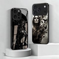 Movie The C-Crow Tempered Glass Phone Case for Samsung Galaxy A17 A16 A15 A14 A13 A57 A56 A55 A54 A53 A37 A36 A35 A34 A33 A26 A2