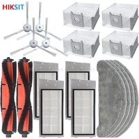 Main / Side Brush Hepa Filter Mop Cloth Dust Bag Accessories For XiaoMi Roidmi Eve Plus SDJ01RM Robot Vacuum Cleaner Spare Parts