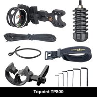 TP800 Archery Upgrade Combo Recurve/Compound Bow Archery Hunting Accessories with Brush Arrow Rest Bow Stabilizer Sight
