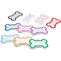 Wholesale 20Pcs Bone Dog ID Tag For Dogs Anti-lost Dog Tag Engraved Pet Name Phone Number ID Tags NamePlate Pendant