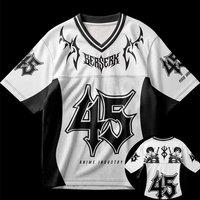 2026 Summer New Style Children's Berserk Anime Jersey Oversized Y2K Men Women Breathable Quick-Drying Fashion Casual T-Shirt s