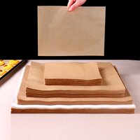 50/100Pcs Square Baking Paper Oil Absorbing Food Grade Parchment Paper for BBQ, Bread and Tray Liner