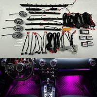 Ambient Light For Audi A3 8V 8Y S3 RS3 2013-2021 LHD RHD Dashboard Air Vent Decorative LED Atmosphere Lamp RGB Footlamp 30-Color