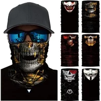 Cool Robot Skull Halloween Mask Scarf Joker Headband Balaclavas Face Mask for Cycling Fishing Ski Motorcycle