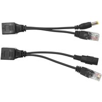 1 Pair POE Cable Passive Power Over Ethernet Adapter Cable POE Splitter RJ45 Injector Power Supply Module 12-48v For IP Camea