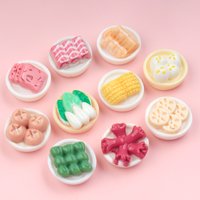 30/300Pcs Miniature Vegetable Set Resin decor Fake Food Ornaments Mini House Kitchen Decoration DIY Dollhouse decor Accessories