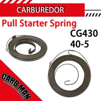 Lawn Mower Chainsaw Recoil Pull Starter Spring Replacement Pulley Rope Recoil For 40-5 CG430 BC430 43cc 49cc 52cc 2Stroke Engine