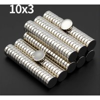 10x3mm Powerful Neodymium Magnet N35 NdfeB Permanent Magnetic imanes Round Super Strong Fridge Magnets DIY