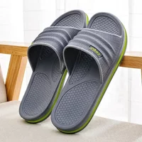 Indoor and outdoor slippers, men's slippers, Eva anti-slip bathroom, men's soft and comfortable family bathroom, hotel anti-slip