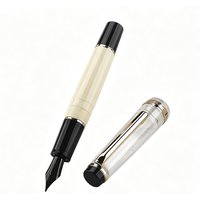 High Quality Jinhao 82 Short Fountain Pen Colorful Glossy Resin Pen Metal Clip Durable Writing Stationery Supplies Gift Pen
