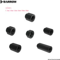 BARROW (Extend 10-15-20-30-40mm) Fitting G1/4'' M to F Extend Connect Adapter Male to Female Increase 10-40mm Length Connector