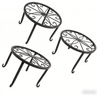 Floor-standing Storage Rack Multi-layer Iron Art Flower Stand Indoor Outdoor Universal Living Room Balcony Succulent Green Radis