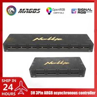 Nollie RGB Asynchronous Controller HUB 8/16 Ways Addressable ARGB Splitter Support Software Signal-RGB/OpenRGB Management