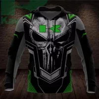 AliExpress Kawasaki men's hoodies, motorcycle uniforms, sportswear, men's cycling sweatshirts, 3D printed patterns