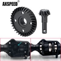 AXSPEED Steel Helical Bevel 10T+35T /11T+ 34T/ 12T+33T Axle Gear for TRX-4 Defender Bronco TRX-6 1/10 RC Car Truck Upgrade Parts