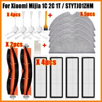 Filtre HEPA, brosse principale, brosse latérale, serpillière, pièces de rechange pour aspirateur robot Xiaomi Mijia 1C 2C 1T / STYTJ01ZHM.