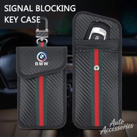 Car Key Case Signal Blocker Bag Keyring Card Bag Portable Storage Accessory For BMW X1 X3 X4 X5 X6 35i 50i F10 F20 F30 M1 M2 M3