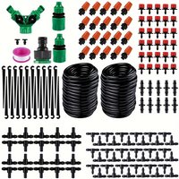 1 set of 40 meter/1574.8 inch automatic sprinkler system, garden drip irrigation system, garden automatic adjustable water tool
