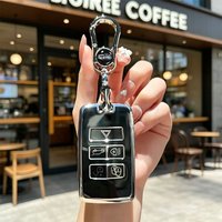 Car Remote Key Case Cover for Land Rover Range Rover Discovery 5 Sport 2018 2019 for Jaguar XEL E-PACE TPU Shell Fob Accessories