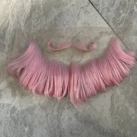 Anime Cosplay Accessories Beard Pink Whisker Mustache Movie Party Prop Custom Made