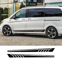 Car Side Door Stickers For Mercedes Benz Vito V Class W447 V260 Viano WV639 Vehicle Vinyl Decor Deacal Auto Tuning Accessories