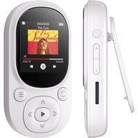 32/64GB Clip MP3 Player Bluetooth 5.3, MECHEN Mini Portable Music Player with FM Radio Recording, Music mp3 Player for Kids with
